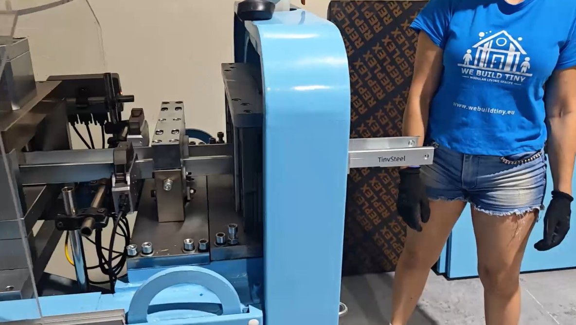 Produção da estrutura de aço