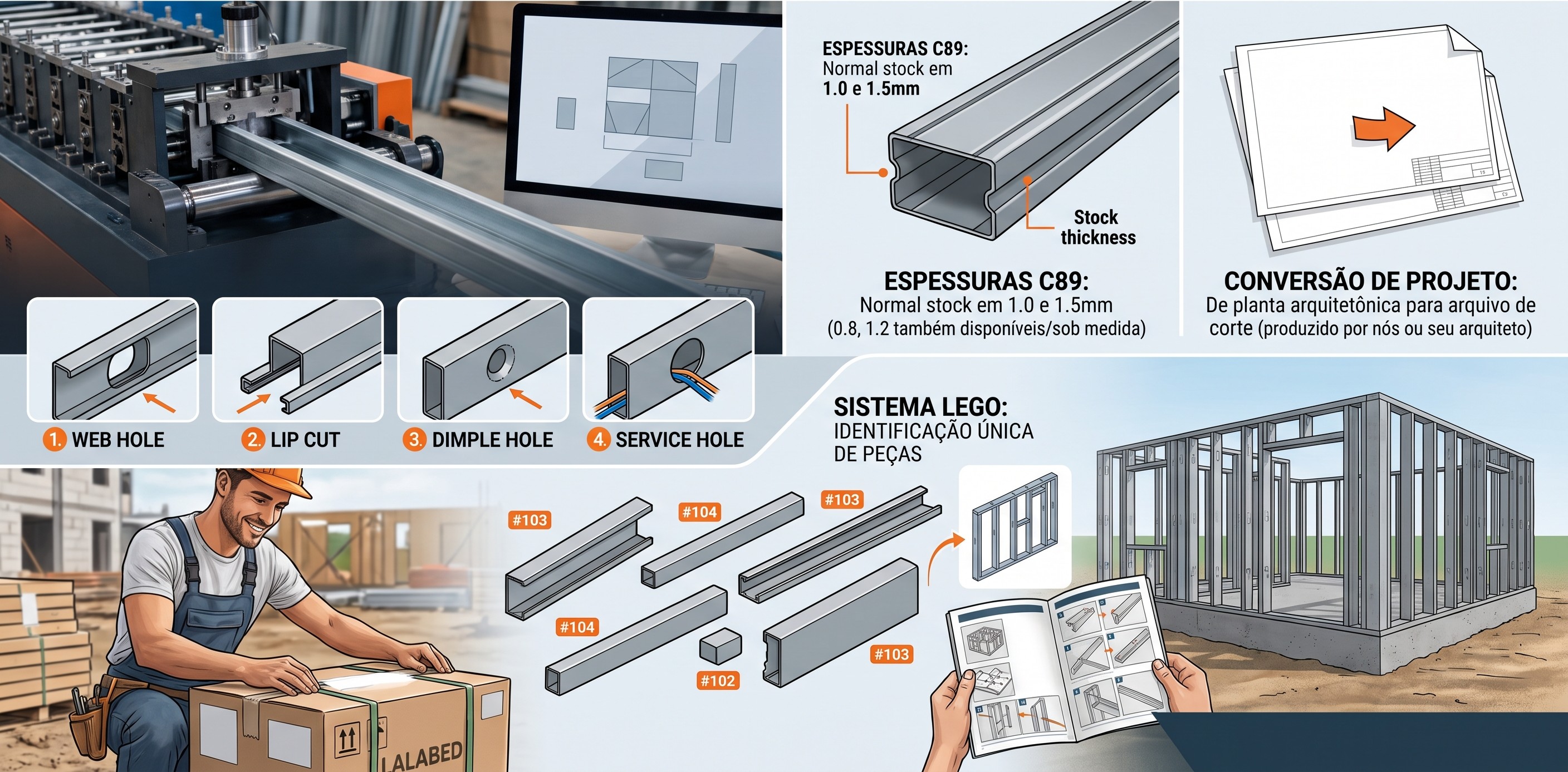 Esquema Estrutura LSF