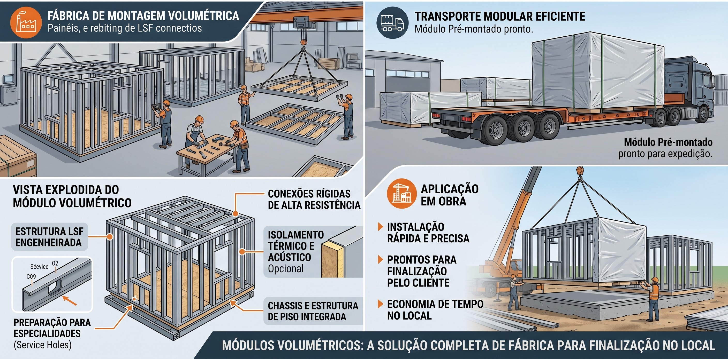 Módulo Concluído em Fábrica